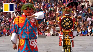 Thousands attend Bhutan’s ‘masked dance’ festival