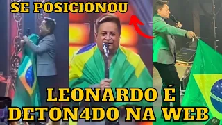 Leonardo é DETON4DO na web por FALA durante SHOW e divide OPINIÕES “É 22”