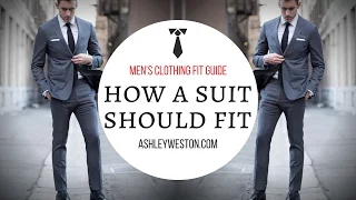 How A Suit Should Fit - Men's Clothing Fit Guide