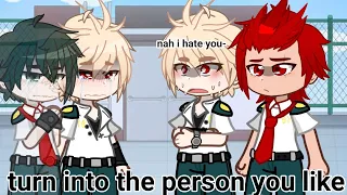 Turn into the person you have a crush on! meme || Gacha Trend || Bnha -Mha || BakuDeku || AU