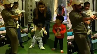 Kapil Sharma's Son Trishaan celebrates his First Lohri with Daughter Anayra Sharma and Ginni