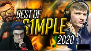 ЭВЕЛОН СМОТРИТ THE BEST PLAYER EVER?! BEST OF s1mple! (2020 Highlights) - CS:GO