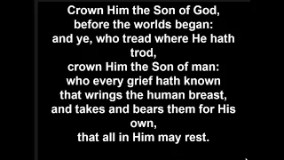 Crown Him with many crowns • Matthew Bridges (1851)