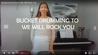 Bucket Drumming to We Will Rock You