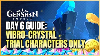 Vibro-Crystal Research Day 6 Guide | The Conversion Enigma Trial Characters Only Gold High Score