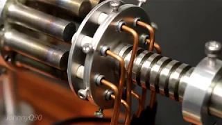 16 cylinders gas powered | Stirling Engine