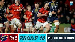 Munster vs Scarlets | Instant Highlights | Round 15 | URC 2022/23