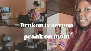 Epic Broken TV Screen Prank On African/Rwandese Mom...MUST WATCH!!!!