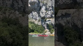 Guy jumps off huge cliff in France. #cliffjumping