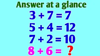 Reasoning puzzle simple method for analogy numerical reasoning missing number IQ test