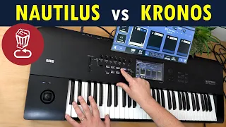 Korg NAUTILUS REVIEW // vs KRONOS // Tutorial including the new arp and drum sequencers