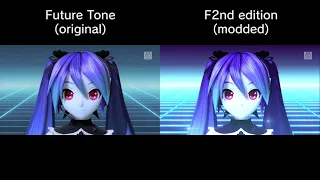 Project DIVA - The Intense Voice of Hatsune Miku comparison (Future Tone vs. F2nd Song Pack)