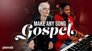 Make Any Song Gospel On Piano 🙌 (With sheet music download!)