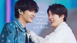 how seokjin loves taehyung and back