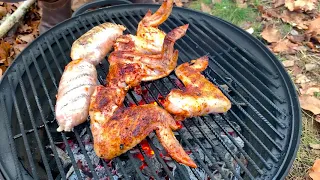 A simple barbecue from the road.