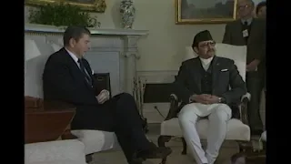 President Reagan's Meetings with King Birendra of Nepal on December 7, 1983