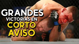 7 VICTORIAS en CORTO AVISO mas IMPRESIONANTES en las MMA