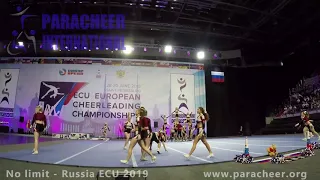 Russia No limit at the European Cheer Union 2019