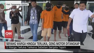 Serang Warga Hingga Terluka, Geng Motor Ditangkap