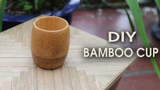 Make Bamboo Cups beautiful environmentally friendly - Bamboo craft