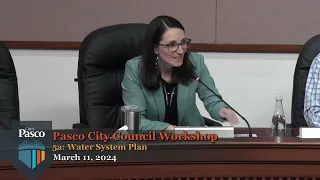 Pasco City Council Workshop, March 11, 2024