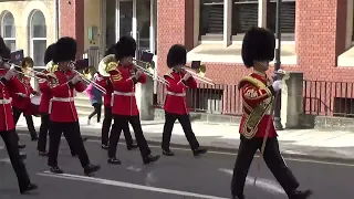 Band of the Welsh Guards in Windsor 5 Oct 2023 - "Men of Wales" and "Arromanches"