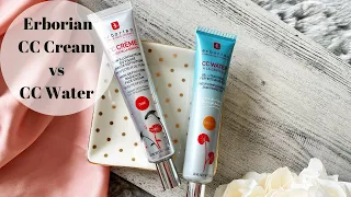 Erborian CC Water vs CC Cream ♥