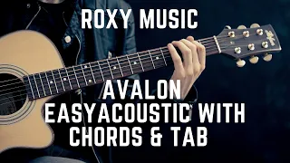 Avalon Roxy Music Guitar With Chords and Tab