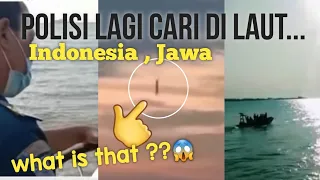 Indonesia, benda apakah yang jatuh di Situbondo..? Strange object hit Indian Ocean....