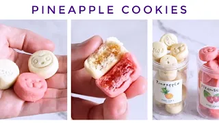 คุกกี้เนยสด ทาร์ตสับปะรด สตรอว์เบอร์รี่ คุกกี้สับปะรด หอมเนย Pineapple Coookie ทำขนมกับเชฟโจ Ep.43