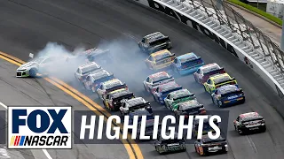 Huge crash strikes late in race at Daytona | NASCAR on FOX HIGHLIGHTS