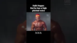 Hulk Hogan but he has a High Pitched Voice 🤣 #shorts