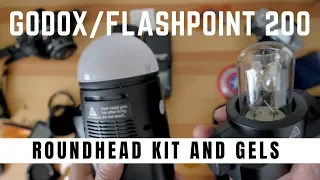 Flashpoint evolv200 Godox AD200 Round head kit and GELLING it UP!