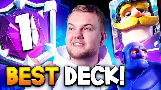 BEST DECK TO UNTILT ON TOP LADDER! - Clash Royale