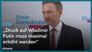 Statement FDP-Chef Christian Lindner  nach Vorstandssitzung