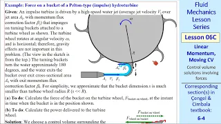 Fluid Mechanics Lesson 06C: Linear Momentum, Moving CV