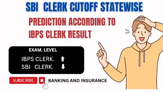 SBI CLERK MAINS CUTOFF STATEWISE || ACCORDING VACANCIES AND IBPS CLERK RESULT 😮🤐