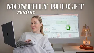 How I Budget for a New Month 💸 budget breakdown, sinking funds, financial goals etc