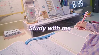 STUDY WITH ME #11 // real time, piano bgm // jawonee