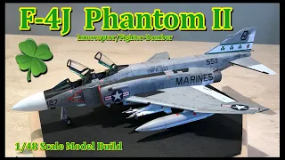 Building the Italeri 1/48 Scale F-4J Phantom II Fighter Jet