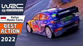 Best WRC Rally Action : Rally Crashes, Mistakes, Lucky Moments from WRC Rallye Monte-Carlo 2022