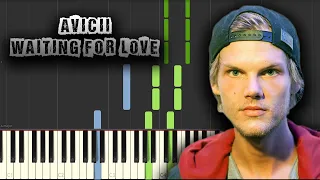 Avicii - Waiting for Love - [Piano Tutorial] (Synthesia) (Download MIDI + PDF Scores)