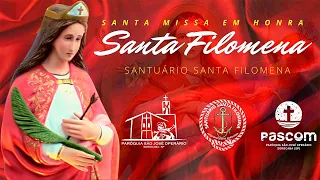 Missa Votiva em Honra  a Santa Filomena - 10/09/23 - 15:00 horas - Pe. João Pedro