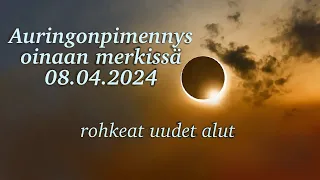 Auringonpimennys oinaassa 08.04.2024 astrologisesti
