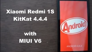 Xiaomi Redmi 1S KitKat, MIUI V6 - How-to Update? Detailed!