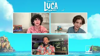 Luca Interview with Jacob Tremblay (voice of “Luca”) & Jack Dylan Grazer (voice of “Alberto”)