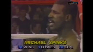 Michael Spinks v Gerrie Cooney Boxing