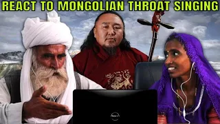 Tribal People React to Mongolian Throat Singing by @BatzorigVaanchig