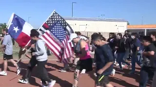 Students, faculty at West Side middle school run combined 83 miles in honor of Uvalde shooting v...