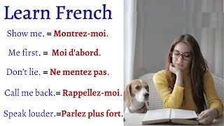 Learn COMMON FRENCH Sentences and Phrases for Everyday life CONVERSATIONS | Learn French